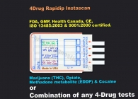 4-Panel Drug + Alcohol Rapid Test