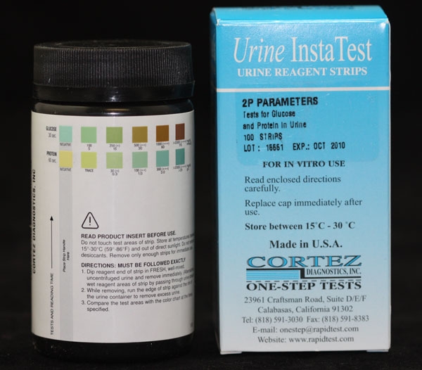 Urine for sugar test