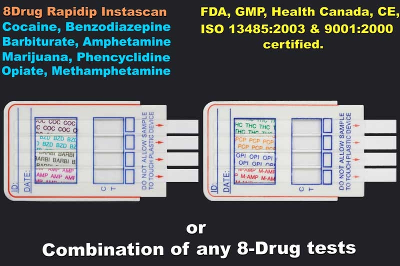 8Panel Drug Test, 8 drug test CEGMP 818591 3030USA.
