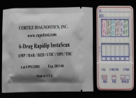 6- Rapid Drug Test (Strip) (AMP,BAR,COC,MET,MOR,THC)