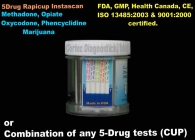 5-Panel Drug Test (Cup) (AMP, COC, THC, OPI, PCP)
